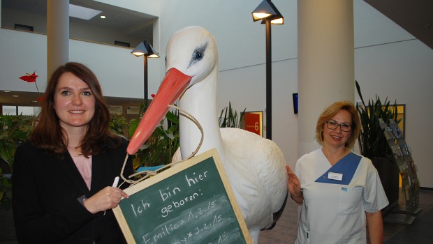Klinikum Salzgitter: hallo-Leser geben dem Storch einen Namen