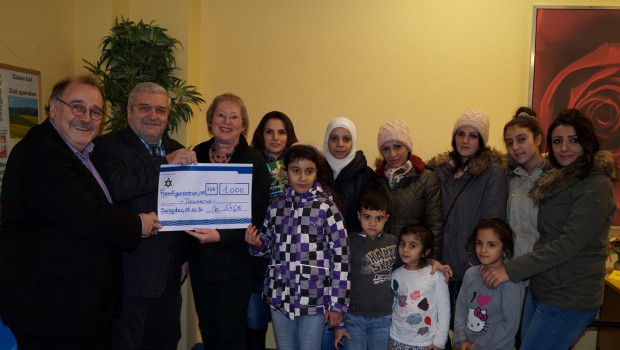 Spende der Freimaurerloge Salzgitter sichert Flüchtlings-Projekt