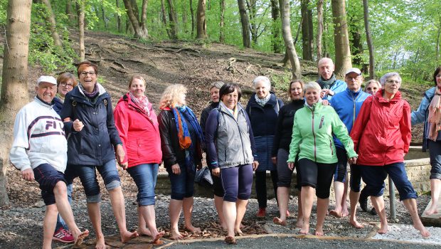 Neuer Barfußparcours rund ums Thermalsolbad in Salzgitter-Bad