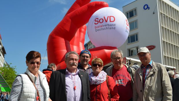 Sozialverband aus Salzgitter demonstriert in Hannover