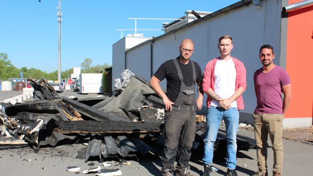 Großeinsatz: Peiner Fitness-Studio stand in Flammen
