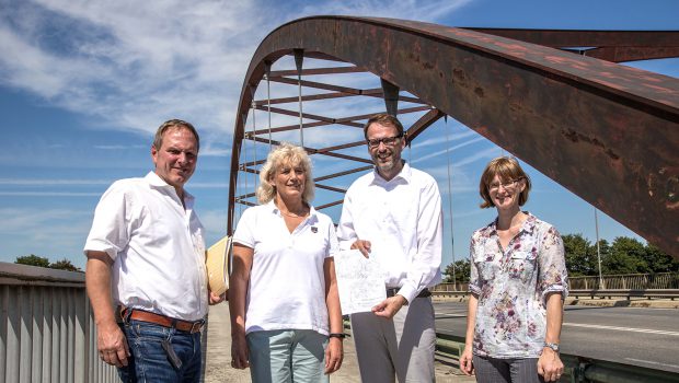 Die Stadt Salzgitter muss ran an die Stabbogenbrücke