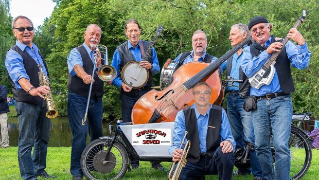 Die Saratoga-Seven-Jazzband ist in Salzgitter zu Gast