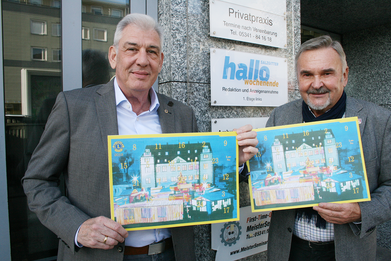 Lions-Club Salzgitter-Salder verkauft Adventskalender - Hallo Wochenende