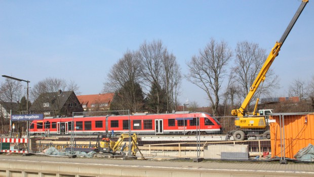 Bahnhof Ringelheim: Unterführung ist fast fertig, Station ab Herbst nutzbar.