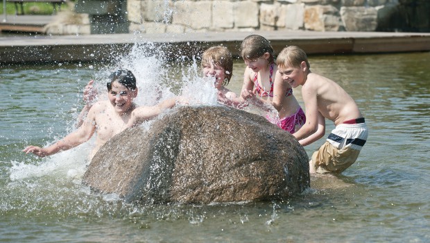 Schilf statt Chlor im Naturfreibad Broistedt