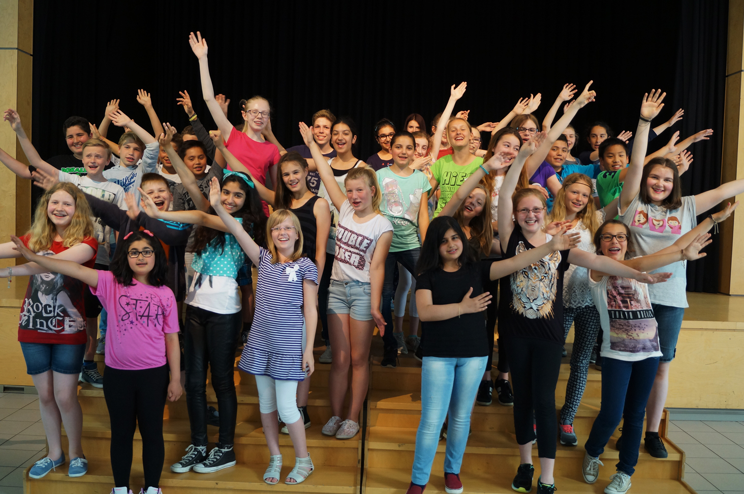 Salzgitters Kranich Gymnasiasten Proben Flei ig F rs Musical Hallo 