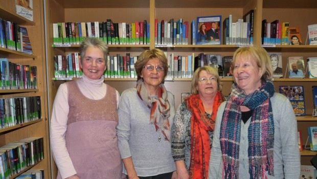 Bücherei-Team aus dem Klinikum Salzgitter in der Plattenkiste