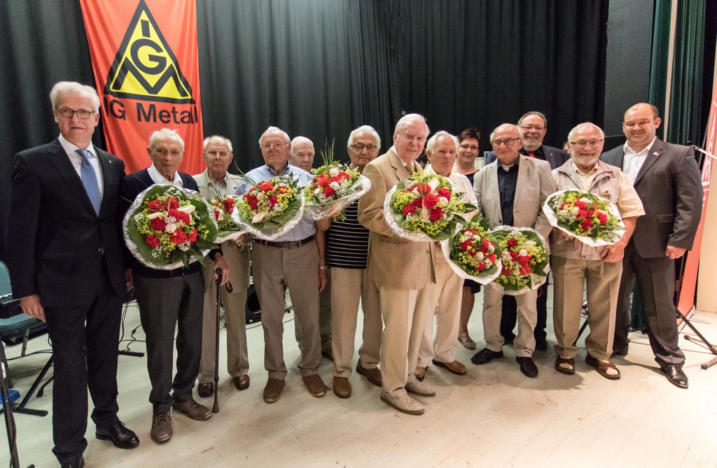 Ehrungen: Die IG Metall Salzgitter-Peine zeichnet ihre Jubilare aus ...