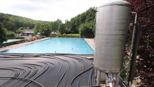 Neue Solaranlage für das Waldschwimmbad in Salzgitter-Gebhardshagen