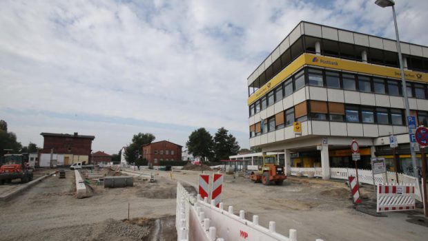 Die Arbeiten am Bahnhof gehen voran