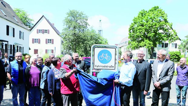 Wolfsburg hat erste Fahrradstraße