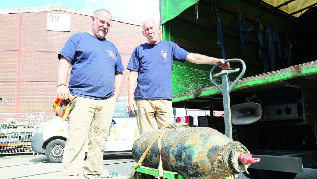 Entschärfung der Fliegerbombe in Wolfsburg