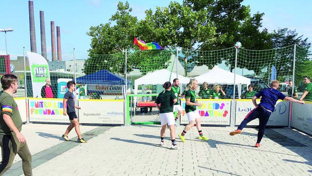 Wolfsburg: Straßenfußballturnier auf dem Hugo-Bork-Platz